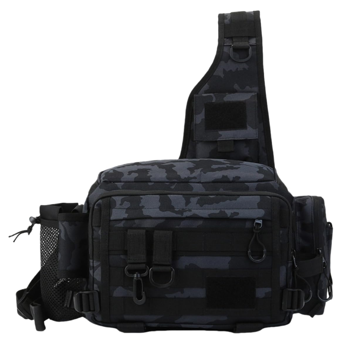 Fly Fishing Waist Tackle Bag, Large Capacity Outdoor Waterproof Fishing Tackle Bag Storage Gear (C)