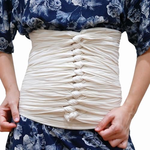 Image of SageAbay Bengkung Belly Binding Wrap Lightweight GOTS Certified Organic Cotton serged Edges 17 Yards