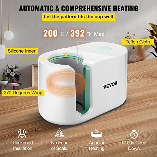 Vevor PRO MUG PRESS PD150 Press Machine, Automatic Mug Heat Press thumb #3