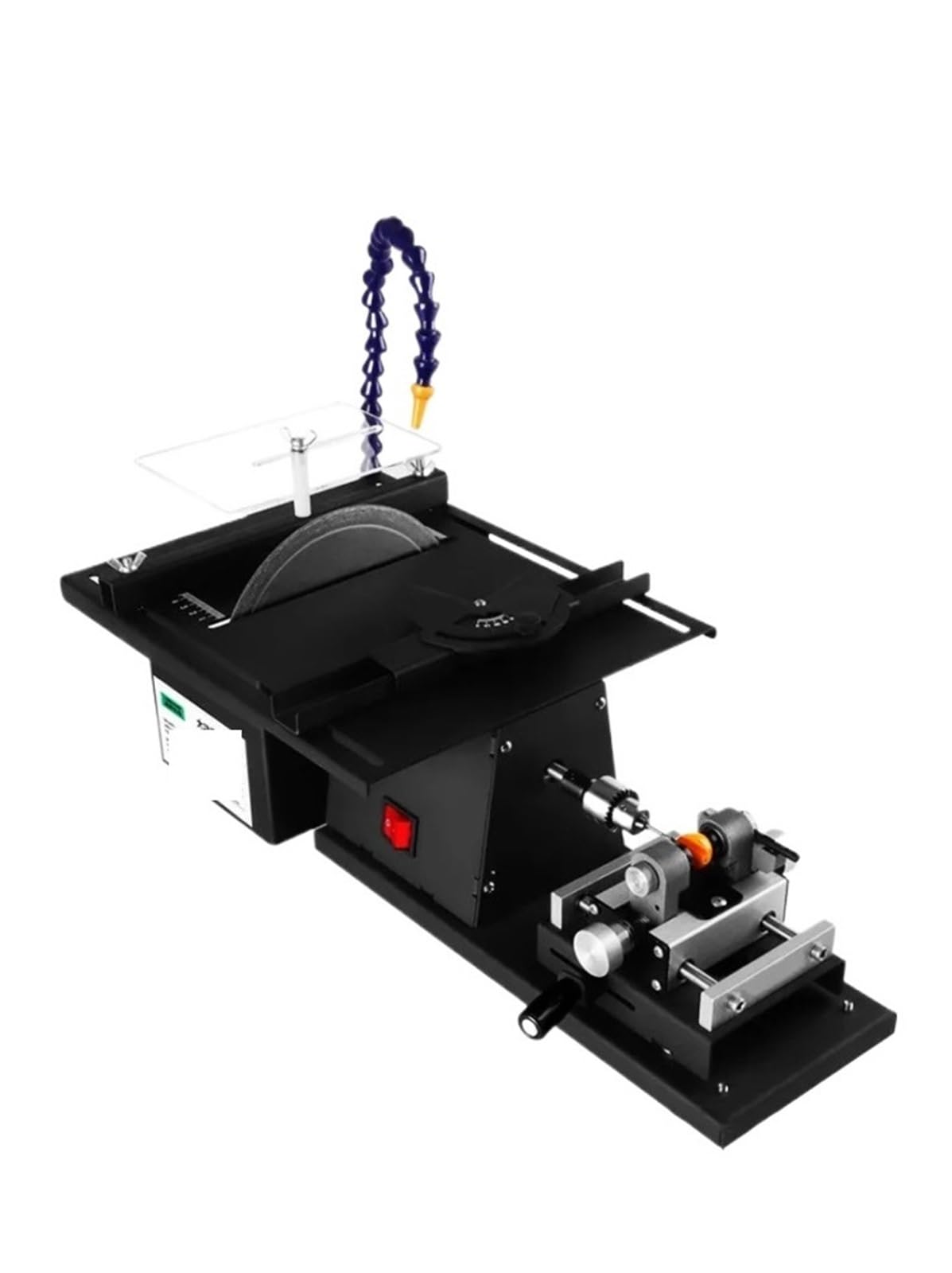 2500W 5 IN 1 Multifunctional Desktop Polishing Machine Jade Carving Grinding Cutting Machine Round Bead Punching Machine