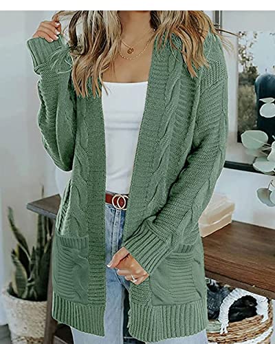 Cardigan da donna casual a maniche lunghe aperto