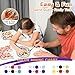 EggSun 8Pcs Stepping Stones Painting Craft Kit for Kids 4 8 6, DIY Garden Stones Outdoor Paint Your Own Ceramic Rainbow Arts and Crafts for Boys Girls Ages 4 7 9 10 12 Birthday Gifts