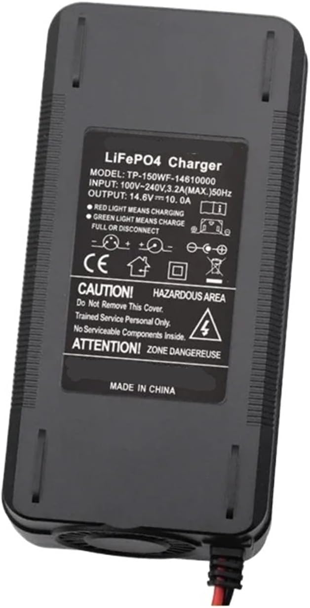 14.6V 10A Lifepo4 Battery Fast Charger 12V 12.8V 10A Charger Lithium Iron Phosphate Battery Pack Charger with 3P GX16 Connector
