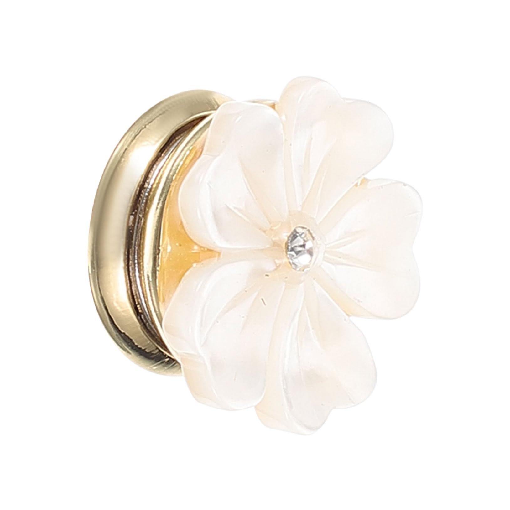 Beavorty Spesa di conchiglia perno di fiori spilla da donna spille per spille per abbigliamento perno zaini Spettatura floreale spilla decorativa perno per zaini magnete