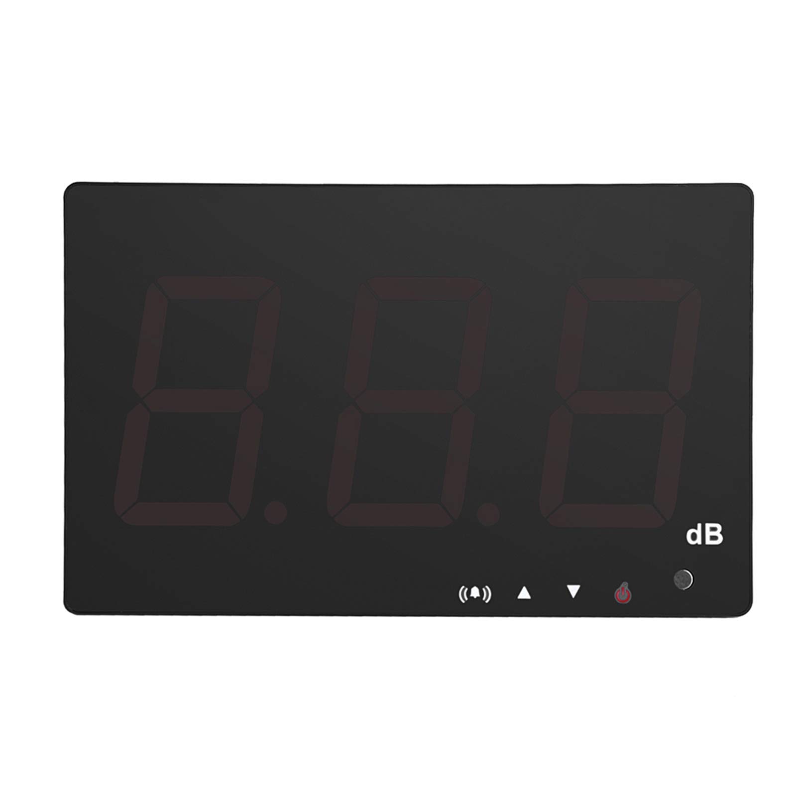 Digital Sound Meter, USB 30-130dB Wall Hanging Decibel Meter with 9.6 inch LCD, Alarm Function, Data Storage, for Home Studio Factory Classroom
