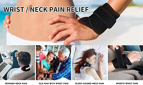 Miniatura 6 de Dispositivos de terapia de luz infrarroja y roja Alivio del dolor 850NM LED Dolor de cuello Fatiga Terapia de luz Almohadilla de urdimbre Uso en el