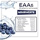 All Stars EAA Powder Blueberry Lemonade I Aminosäuren hochdosiert I 420g Pulver mit 10.000mg EAAs pro Portion I BCAA Supplement mit L-Leucin + L-Valin + L-Isoleucin I Shake zuckerfrei