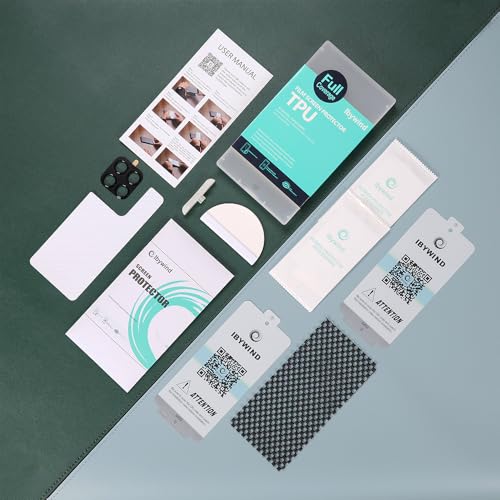 Image of Ibywind For Motorola Edge 60 Pro 5G 6.7 inch(2 Pcs) Screen Protector,Flexible TPU Film,With 1Pc Camera Lens Protector,1Pc Back Film,Bubble Free[Easy to install]