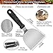 POLIGO 7PCS Outdoor Griddle Accessories Kit Commercial Griddle Grill Accessories Professional Griddle Spatulas for Flat Tops, Hibachi Grill Accessories Set Metal Long Spatula for Cooking, Camping