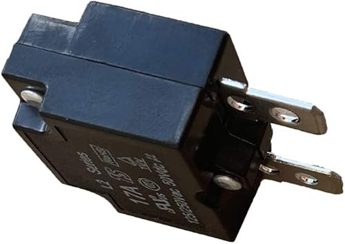 Miniatura 3 de 2 unids 17A 125/250Vac 50Vdc reinicio automático relé fusible interruptor térmico interruptor interruptor circuito protector de sobrecarga de