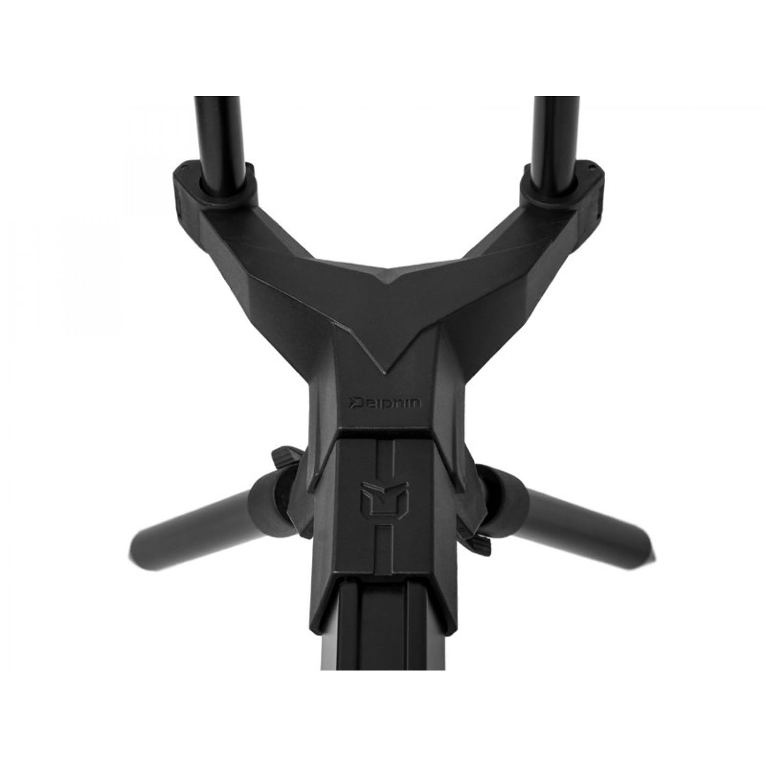 Delphin Support De Canne À Pêche, Rod Pod Bronx 2G Stalx - Pour 2 Cannes À La Carpe Stalking | Avec Housse De Transport | Hauteur Et Largeur Réglables | Idéal Pour Les Postes Étroits | Aluminium
