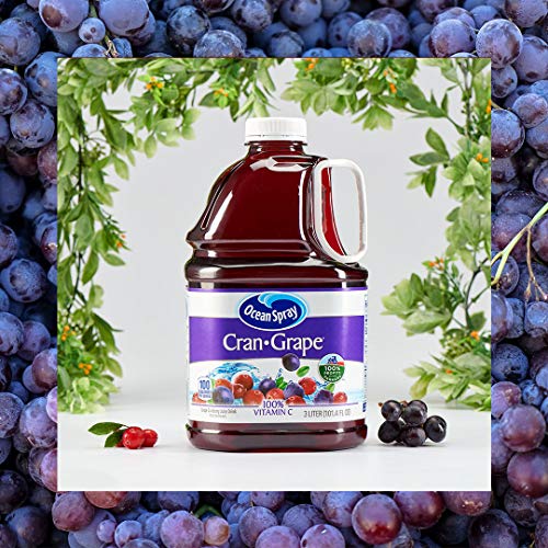 Image of Ocean Spray Cran-Grape Cranberry Grape Juice Drink, 101.4 Fl Oz Bottle (Pack of 2)