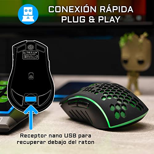 THE G LAB Wireless Gaming Combo - Mouse + Keyboard - Spanish Layout - Tastiera gaming - Immagine 3