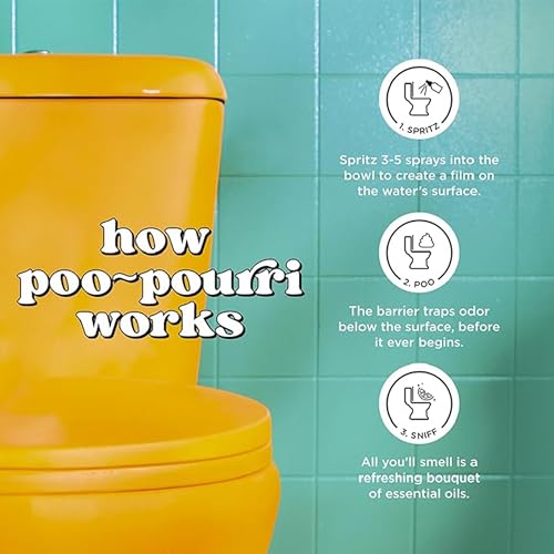 poo-pourri before-you-go toilet spray travel size 10 ml 5 pack