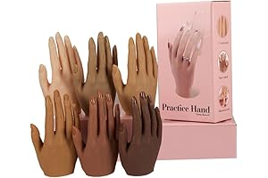 Realistic Practice Hand for Acrylic Nails