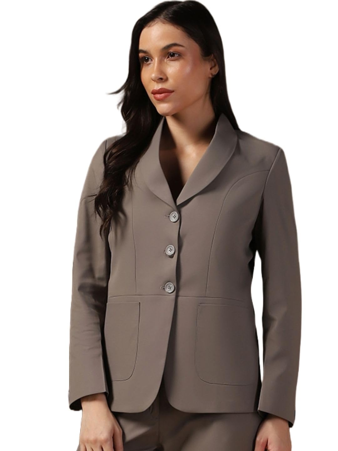Women’s Full Sleeves Classic Solid Color Blazer | Perfect for Office, Events, and Everyday Style-image-15