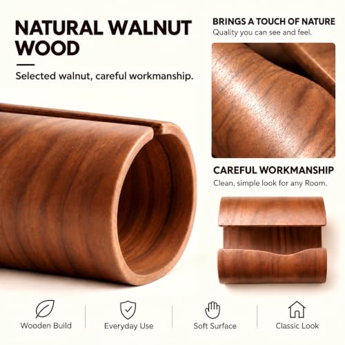 VAVAILEY Acacia Wood Tissue Box Holder, Tissue Holder for Farmhouse Decor - image 4