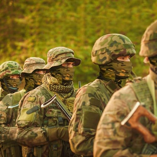 Image of Camo Balaclava Ski Face Mask UV Protector for Man and Women Hunting Fishing Motorcycle Windproof&Military Tactical