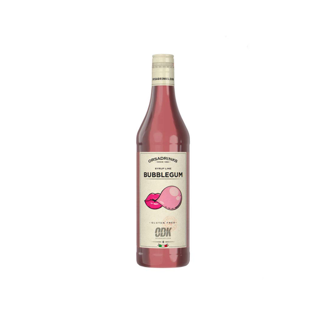 ODK Bubblegum Syrup | Cocktails, Coffee, Iced Tea, Cooking, Baking and Desserts, 75cl