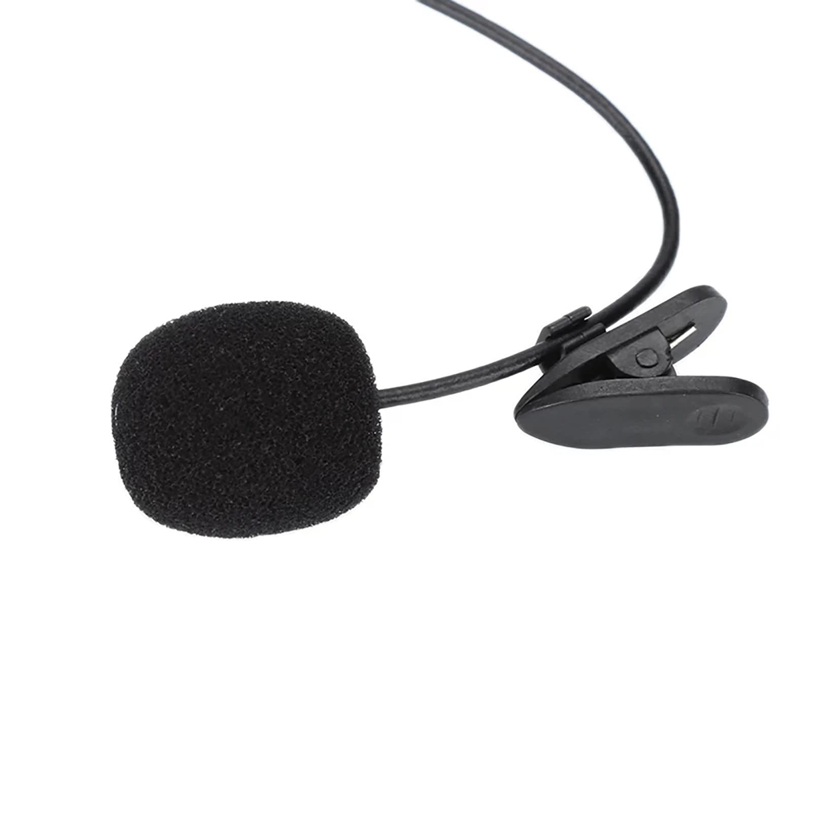 3,5-mm Lavalier Mikrofon, Freisprech Kabel Kragen Clip Mikrofon für Videoaufnahmen, Videokonferenzen, Vlogging, Lavalier Ansteckmikrofon, Studio, kabelgebundenes Mikrofon, Mikrofon