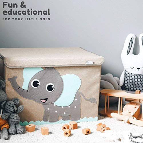 Hurricane Munchkin HM1235 Hurricane Tots Large Toy Chest. Canvas Soft Fabric Children Toy Storage Bin Basket thumb #3