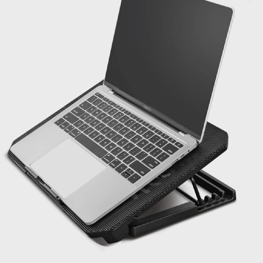 Laptop Cooler Plaque Refroidissement pc Portable Refroidisseur d'ordinateur Portable réglable pour Ordinateur Portable de Jeu