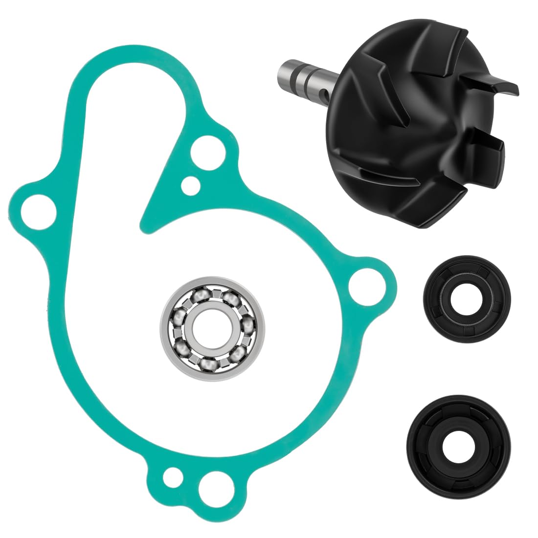 Kit Albero Girante Pompa Acqua per Yama-ha YZ125 YZ125X 2005-2024