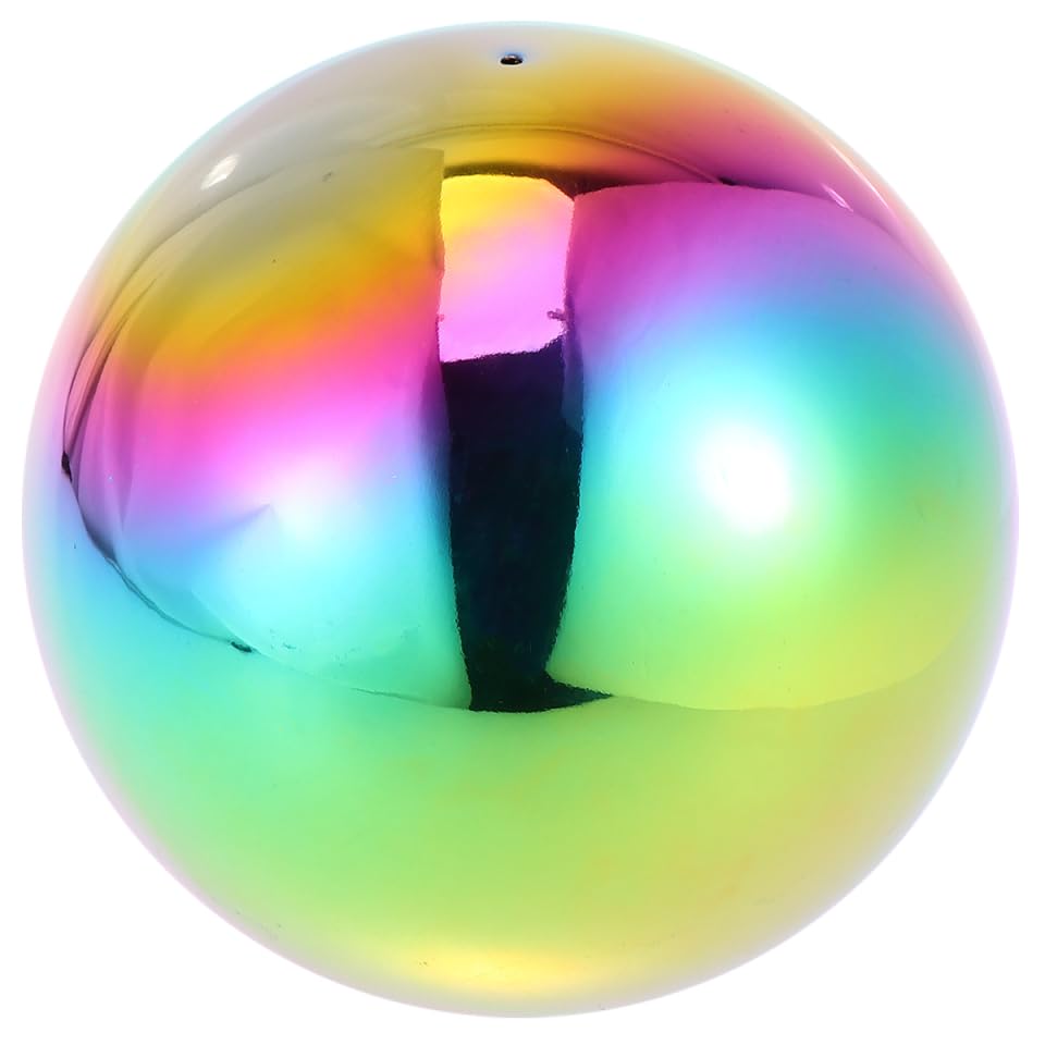 POPETPOP Edelstahl Gartenkugel Ø 20 cm Hohlkugel Bunte Dekokugel Schwimmkugel Mehrzweck Gartendeko