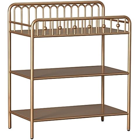 Little Seeds Monarch Hill Ivy Metal Changing Table, Gold Cover