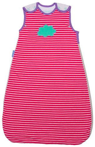 The Gro Company - Saco de dormir Grobag Candy Cloud - estándar / 18-36 m Tog 2,5 rojo