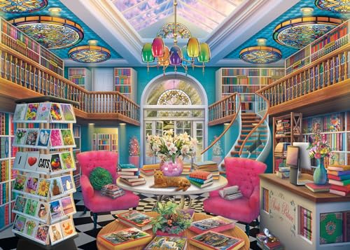 Ravensburger The Book Palace 1000 Piece Jigsaw Puzzle for Adults - 12000167 - Handcrafted Tooling, Made in Germany, Every Piece Fits Together Perfectly