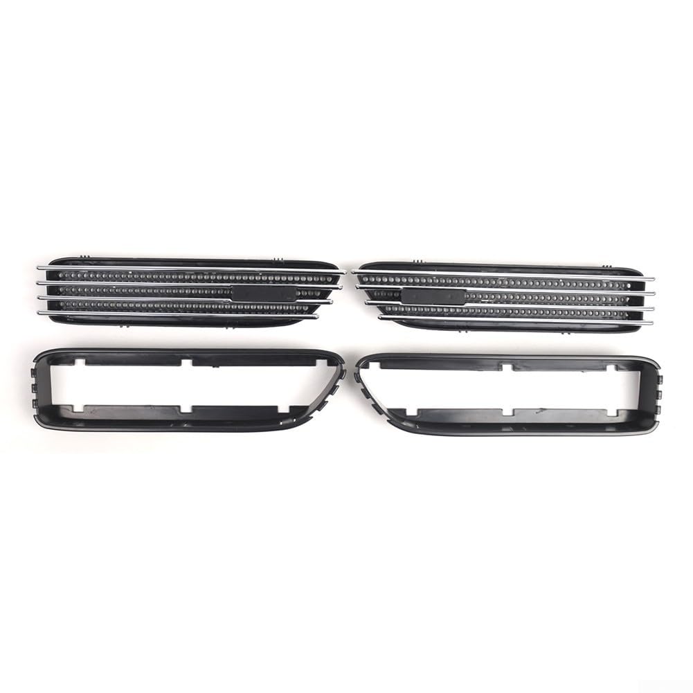 2 rejillas laterales de ventilación para guardabarros de coche, para BMW E46 para M3 2001-2006, 27,7 x 7,5 x 3,2 cm