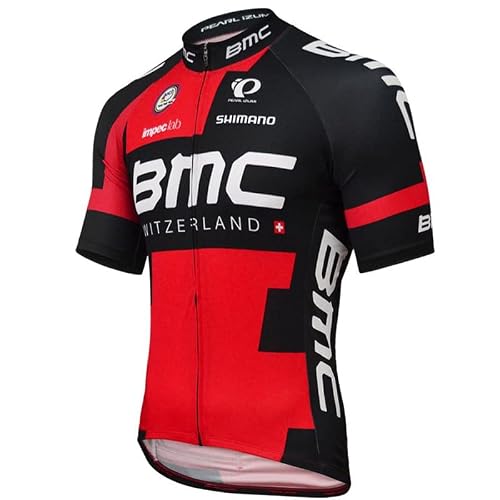 louizumify Maillot Cycliste Manches Courtes 3 Poches, Maillot T-Shirt Cycliste Respirant Séchage Rapide Léger Respiant Confort…