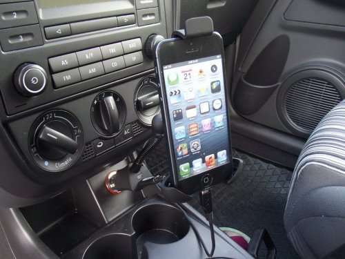 Smartphone Halterung mit Schwanenhals, USB Steckplatz