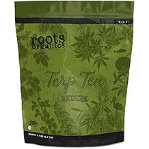 Roots Organics Terp Tea Grow, Micronized Organic Fertilizer with Beneficial Bacteria and Mycorrhizae, 7-1-1 NPK, 9 lb.