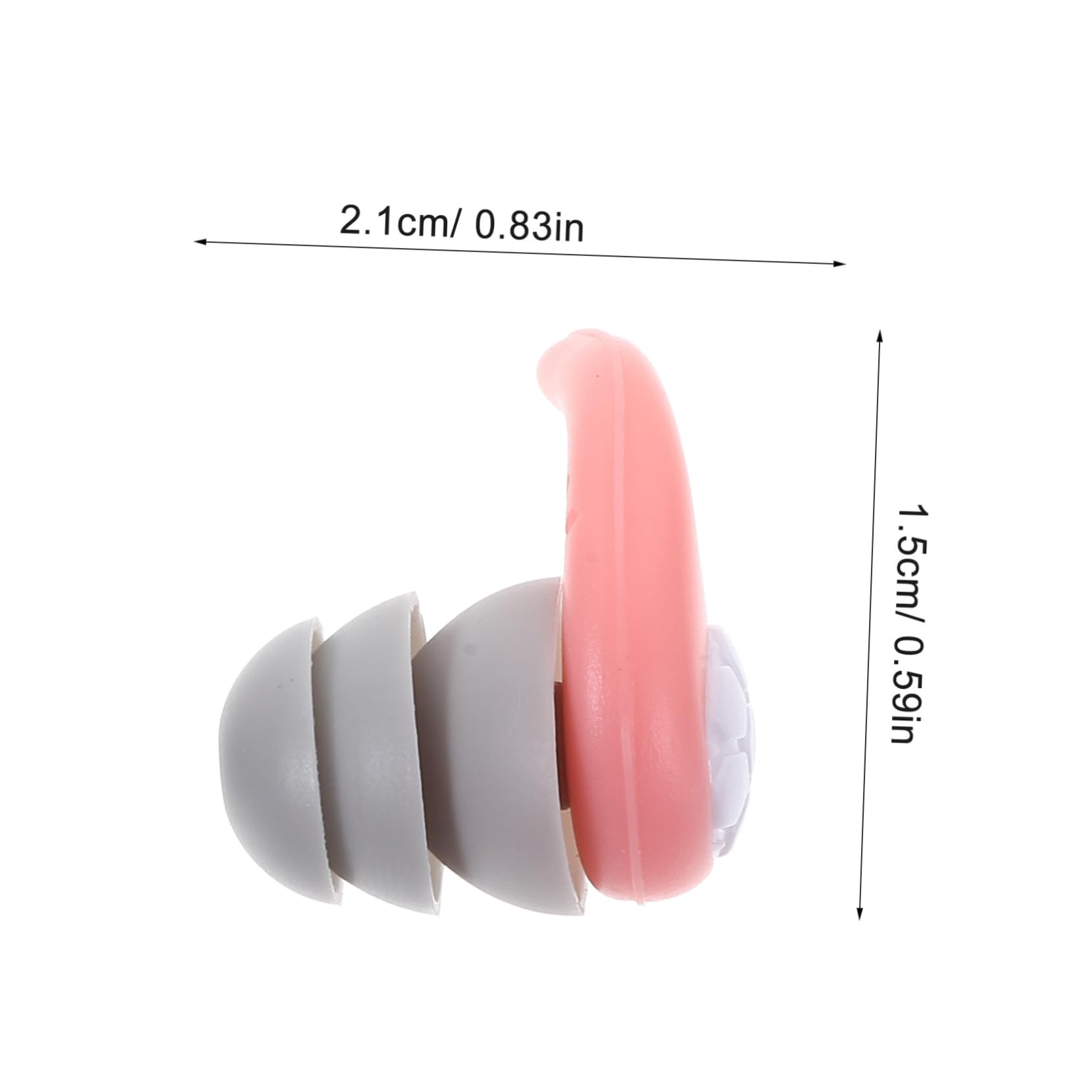 Toddmomy Hearing Protection Ear Covers for Swimming Portable Silicone Ear Plugs for Adults