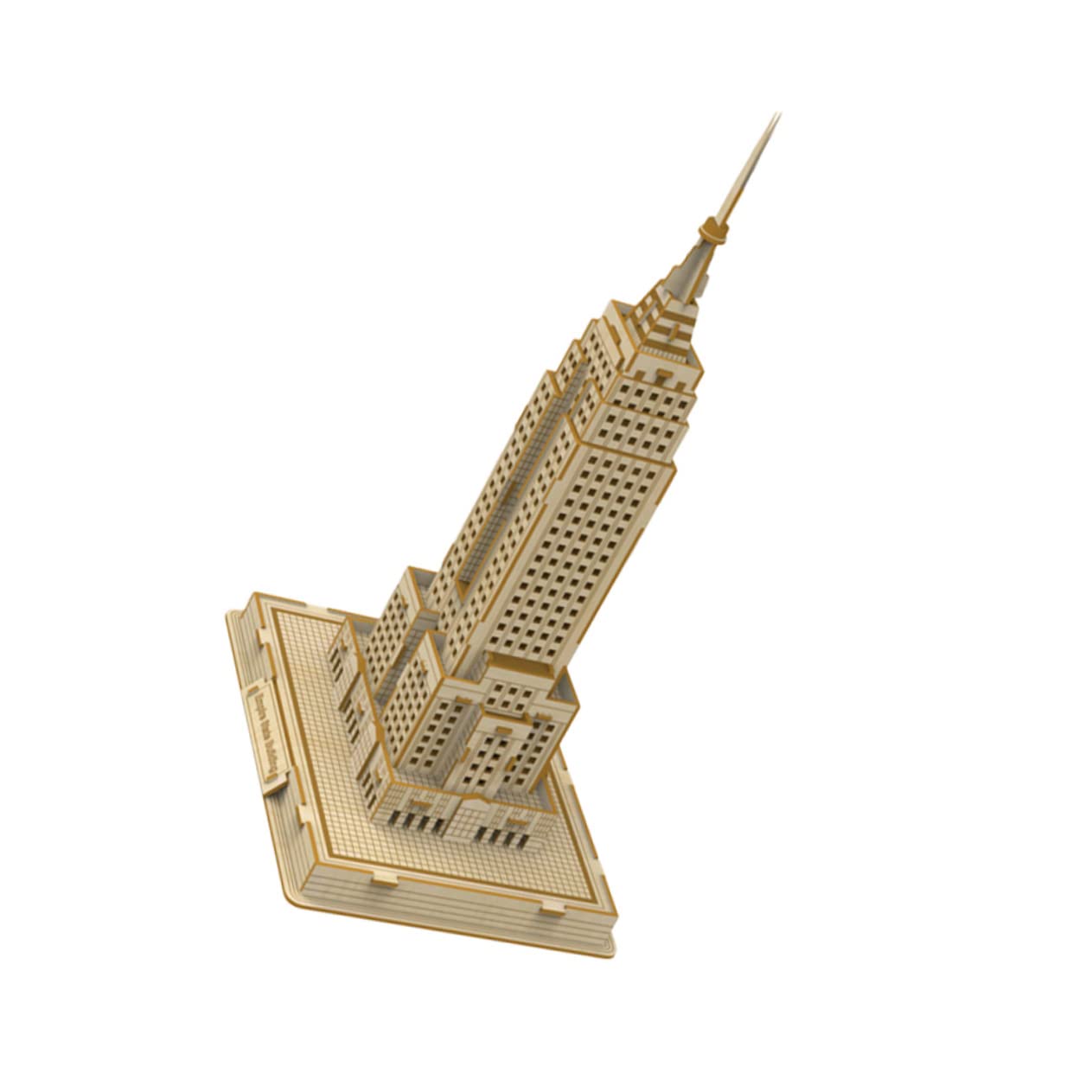 BESPORTBLE Puzzle 3D en Bois à Fabriquer Soi-même pour Garçon et Filles, Modèle Bâtiment Célèbre de New York, Améliore la Créativité, Matériau Synthétique, Présent et Décoration Unique
