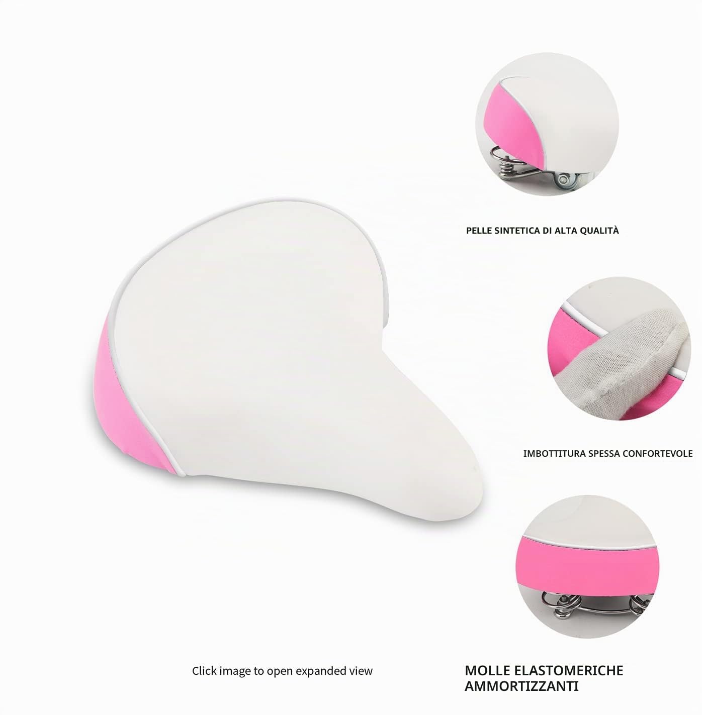 Sella imbottita in gel di silicone e memory foam per bambini, comoda seduta per bici da ragazza da 12 a 20 pollici, mountain bike e bici da strada, adatta per reggisella da 22,2 mm