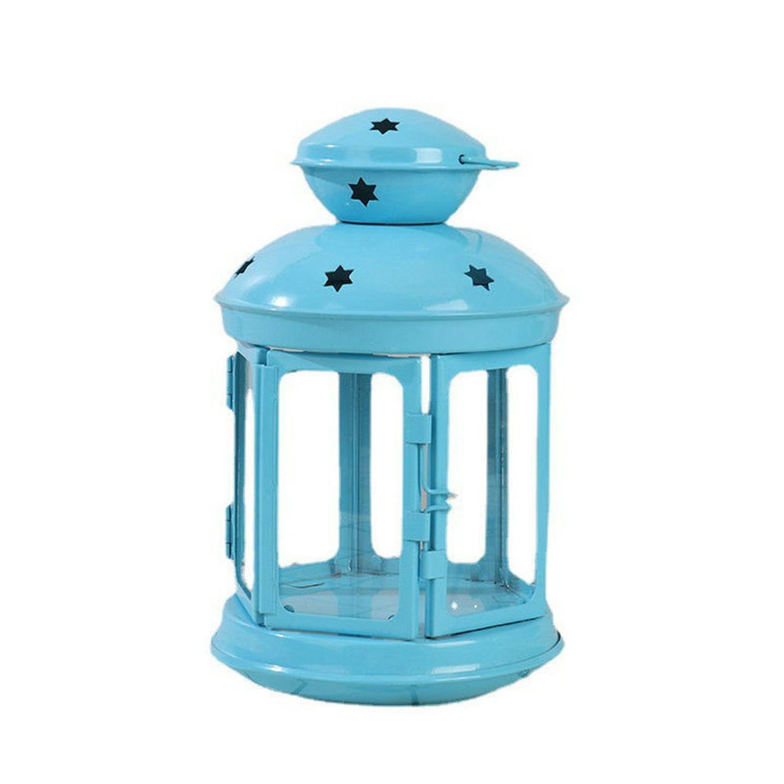 GeRRiT Iron Style Lantern, Horse Lantern, Candle Holder Handmade, 24x12.5cm