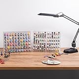 Acrylic Paint Holder - 72 Holes Compatible with Vallejo 17 ml Bottles - Suitable for DnD, Warhammer, Pathfinder and Other Figurines - Works for Wall and for Desk - Image 7