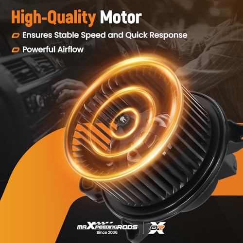 Image of maXpeedingrods AC Heater Blower Motor with Fan Cage 700288 Fits for Ford E-Transit 2022-2023 Ecosport 2018-2022 Fiesta 2011-2019 Transit 150 /250 / 350 2020# PM4063 BK2Z19805H AV1Z19805C FO3126140
