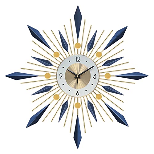 Relojes de pared grandes para la decoración de la sala de estar Reloj de pared silencioso moderno funciona con pilas sin tictac para dormitorios cocina y áreas pequeñas espacio decoración de pared Cover