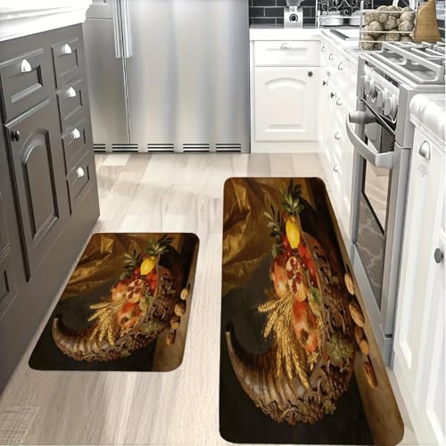 Tapetes de cocina antifatiga y cómodos, alfombras acolchadas para piso Cornucopia 5