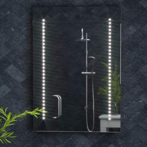 Pebble Grey Tannon Plus LED Mirror with Demister Cover