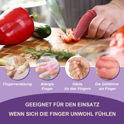 BORISCA 70 Stück Fingerverband, 35 Fingerlinge Verband + 35 Gummi-Fingerhülsen, Fingerpflaster Atmungsaktiv Fingerkuppenverband Finger Elastisch Bob Fingerschutz Bei Verletzung verwendet
