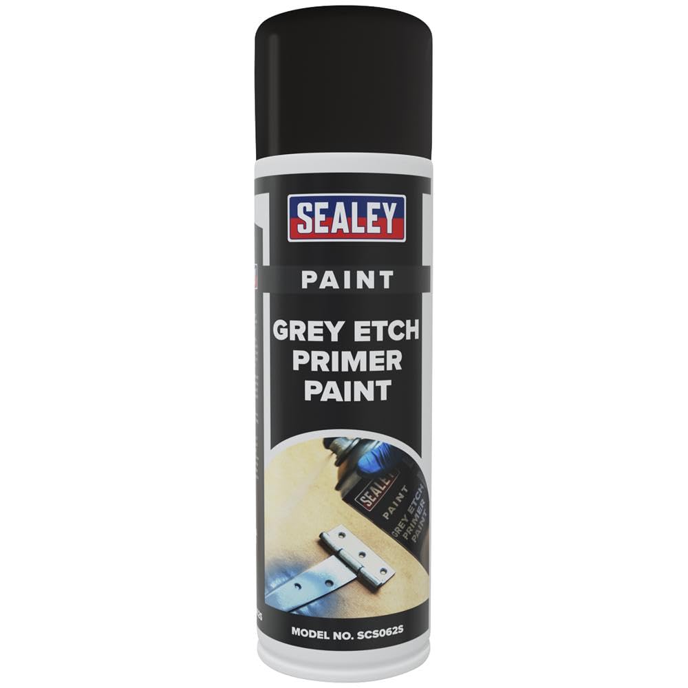 Sealey Grey Etch Primer Paint, 500ml - SCS062S