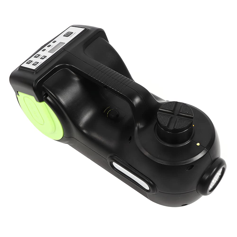 Yctze 3 in Pavimento Elettrico con Chiave di Corrente, Pompa e Torcia a LED - Kit di Riparazione Auto Essenziale per le Emergenze della Strada