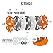 CMT ORANGE TOOLS 230.312.08 DADO Set Saw Blade HW D=8” B=5/8” Z12 FTG+ATB Orange PTFE