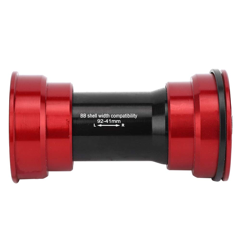 RiToEasysports BB91 BB92 Suport Rowerowy, łożysko Ceramiczne z Aluminium CNC 6061, Zintegrowane Koło z Pustym łańcuchem, z uszczelką silikonową i technologią (Ceramiczny wspornik dolny, wciskany,