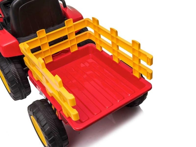 Coche Eléctrico Infantil de Juguete, Tractor para Niños, 4 Ruedas, Batería de 12 Coche Eléctrico Infantil de Juguete, Tractor para Niños, 4 Ruedas, Batería de 12